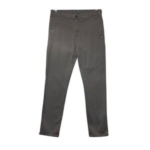 Vuori Meta Pant Mens 32 Charcoal Grey Stretch Chino Technical Trousers V430